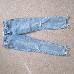Distressed Light Blue Women's Jeans